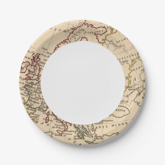 Altes Europa Pappteller (Vorderseite)