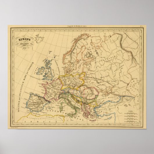 Altes Europa Poster (Vorne)