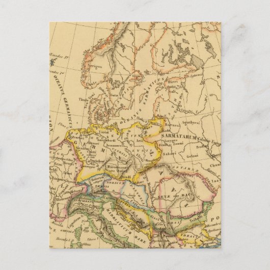 Altes Europa Postkarte (Vorderseite)