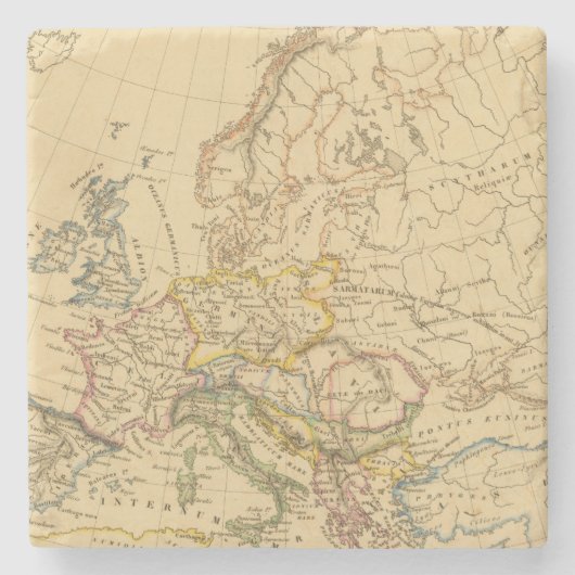 Altes Europa Steinuntersetzer (Vorderseite)