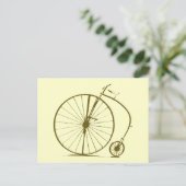 Altes Fahrrad/Fahrrad Postkarte (Stehend Vorderseite)