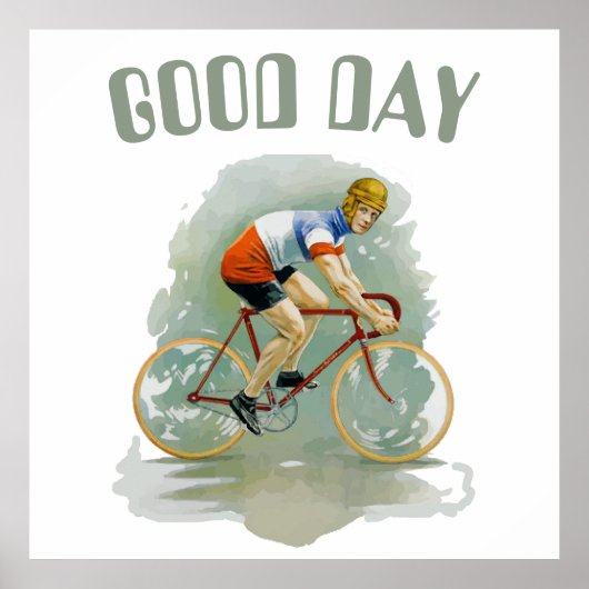 Altes Fahrrad, fügen Sie Text Poster (Vorne)