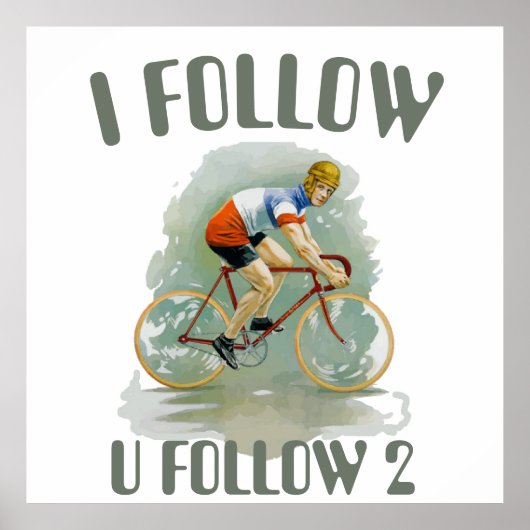 Altes Fahrrad, fügen Sie Text Poster (Vorne)