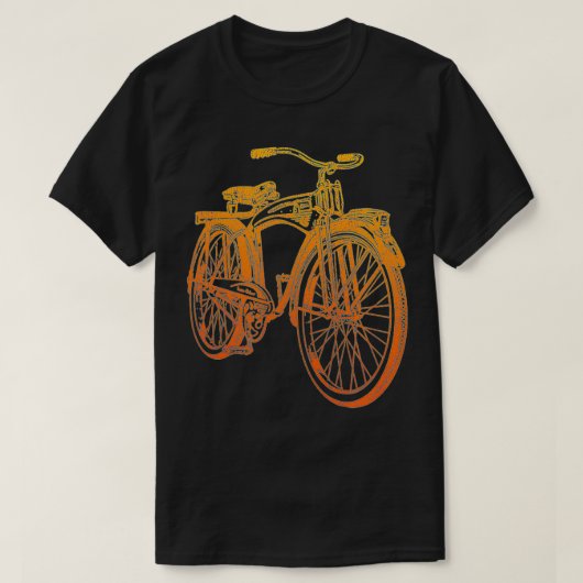 Altes Fahrrad gestörtes Fahrrad T-Shirt (Design vorne)