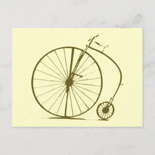 Altes Fahrrad Postkarte