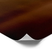 Altes Fahrrad und Blume verschwinden im Hintergrun Poster (Ecke)