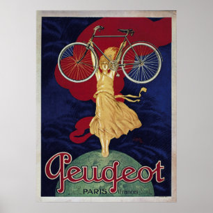 Altes Fahrradposter Poster