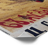 Altes Fahrradposter Poster (Ecke)