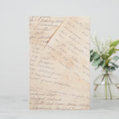 Altes Familien-Rezept-Briefpapier Briefpapier (Stehend Vorderseite)