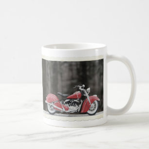 Altes Farbmotorrad-Foto Kaffeetasse