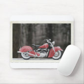 Altes Farbmotorrad-Foto Mousepad (Mit Mouse)