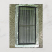 Altes Fenster 2 Postkarte (Vorderseite)