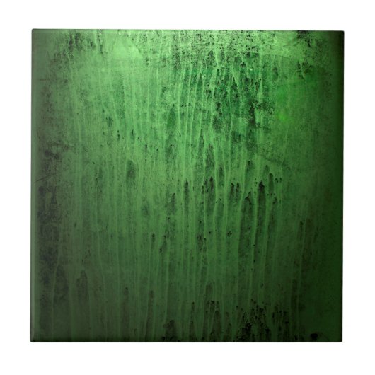 Altes Fenster in der Nacht Fliese (Vorderseite)