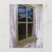 Altes Fenster Postkarte (Vorderseite)