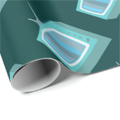 Altes Fernsehen Geschenkpapier (Rolleneckpunkt)