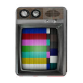 Altes Fernsehgerät Magnet (Vertikal)