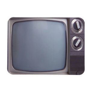 Altes Fernsehgerät Magnet