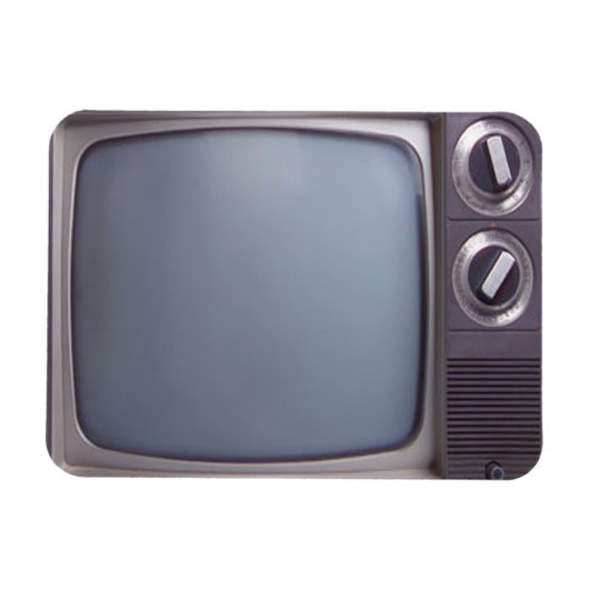 Altes Fernsehgerät Magnet (Horizontal)