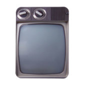 Altes Fernsehgerät Magnet (Vertikal)