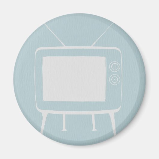 Altes Fernsehgerät Magnet (Vorne)