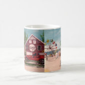 Altes Feuerhaus, Genfer Malerei auf Tasse (Mittel)