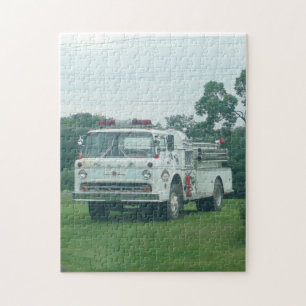 Altes Feuerwehrfahrzeug Puzzle