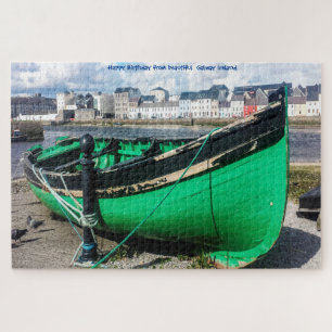Altes Fischerboot Galway Irland. Puzzle