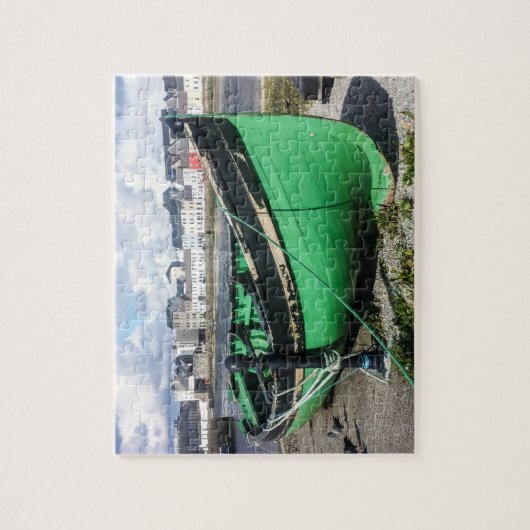 Altes Fischerboot Galway Irland. Puzzle (Vertikal)