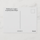 Altes Fischerboot Langkawi Malyasia Postkarte (Rückseite)