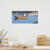 altes Fischerboot Poster (Küche)