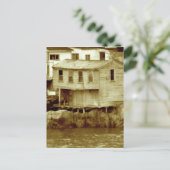 Altes Fischerhaus Postkarte (Stehend Vorderseite)