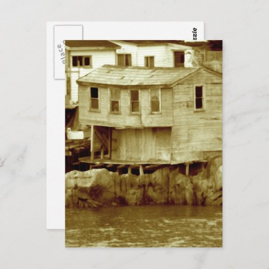 Altes Fischerhaus Postkarte (Vorne/Hinten)