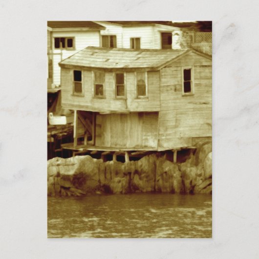 Altes Fischerhaus Postkarte (Vorderseite)