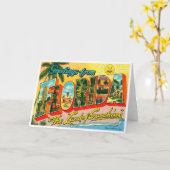 Altes Florida Karte (Gelbe Blume)