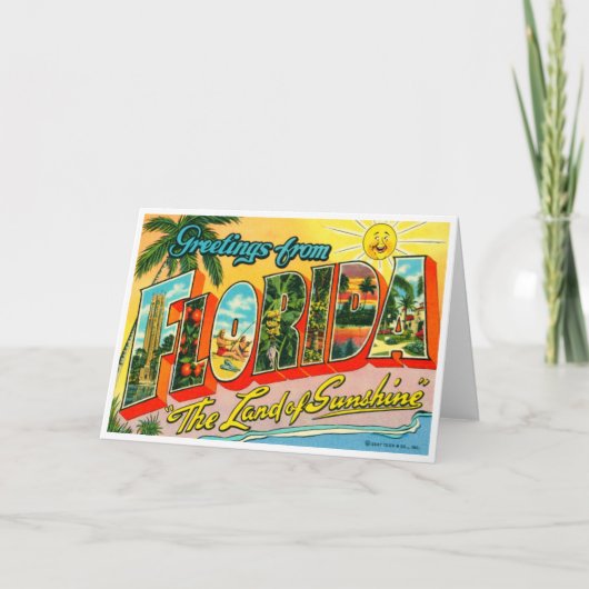 Altes Florida Karte (Vorderseite)