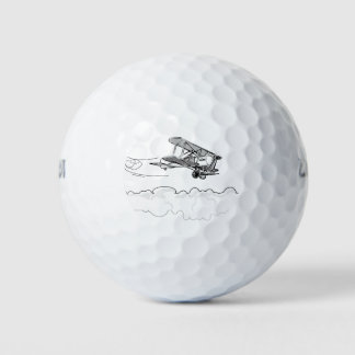 Altes Flugzeug Golfball