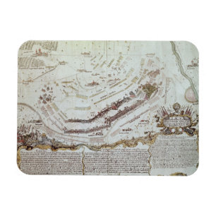 Altes Fort Gaut, Kalkutta, 1810 (litho) Magnet