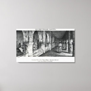 Altes Fort William, Kalkutta Leinwanddruck