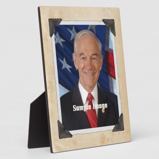 Altes Foto Art Frame Plaque Fotoplatte (Seite)