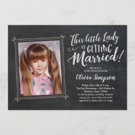 Altes Foto-lustige Brautparty-Einladungen Einladung