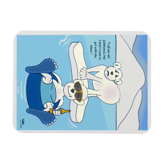 Altes Foto Magnet (Horizontal)