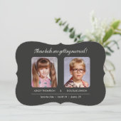 Altes Foto Speichern Sie die Datumshalterung Die Save The Date (Stehend Vorderseite)