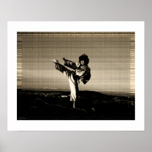 'Altes Foto' Taekwondo-Plakat Poster