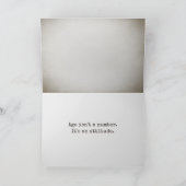 Altes Foto zum Geburtstag Karte (Innenseite)