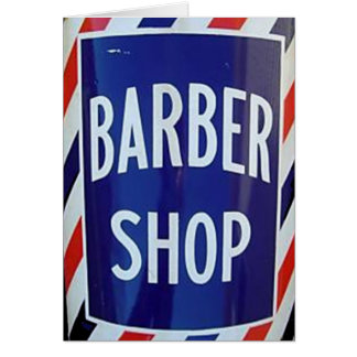 altes Friseursalonzeichen