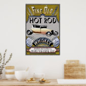 altes frisierte Auto-Poster Poster (Küche)