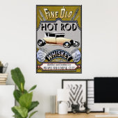 altes frisierte Auto-Poster Poster (Heimbüro)