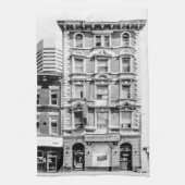 Altes Garrick Hotel Geschirrtuch (Vertikal)