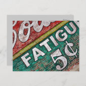 Altes Gebäude Bridge Graffiti - Postkarte (Vorne/Hinten)