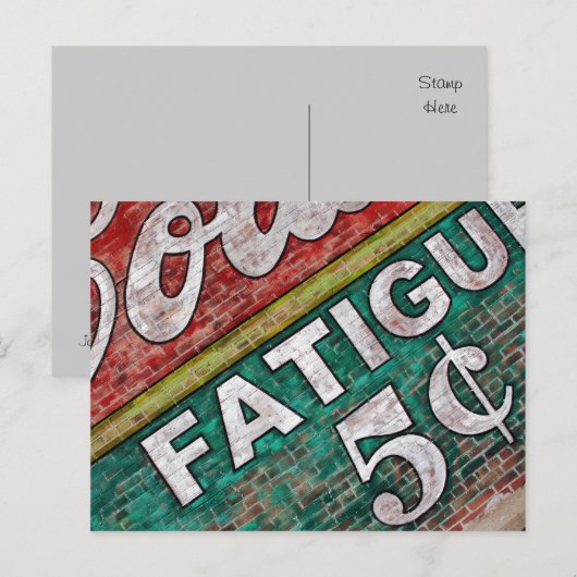 Altes Gebäude Bridge Graffiti - Postkarte (Vorne/Hinten)